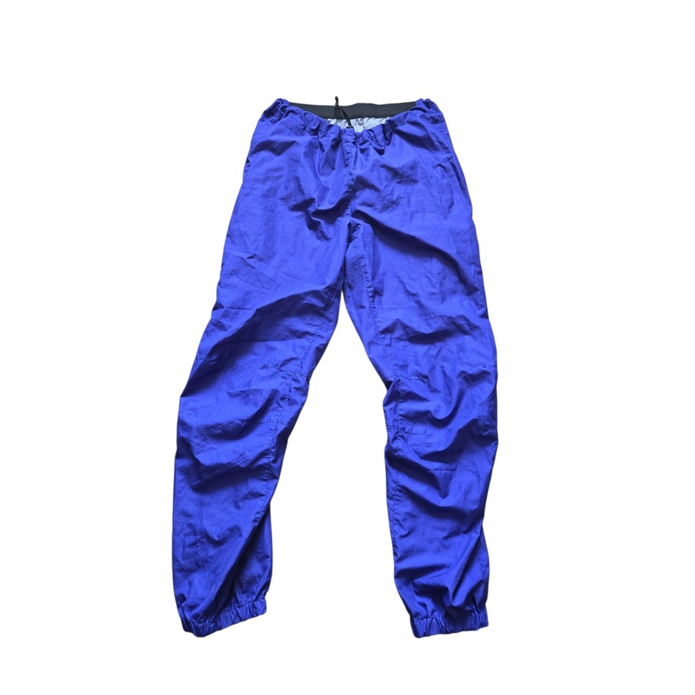 Patagonia Vintage Nylon Shell Windbreaker‎ Pants Blue Purple Large